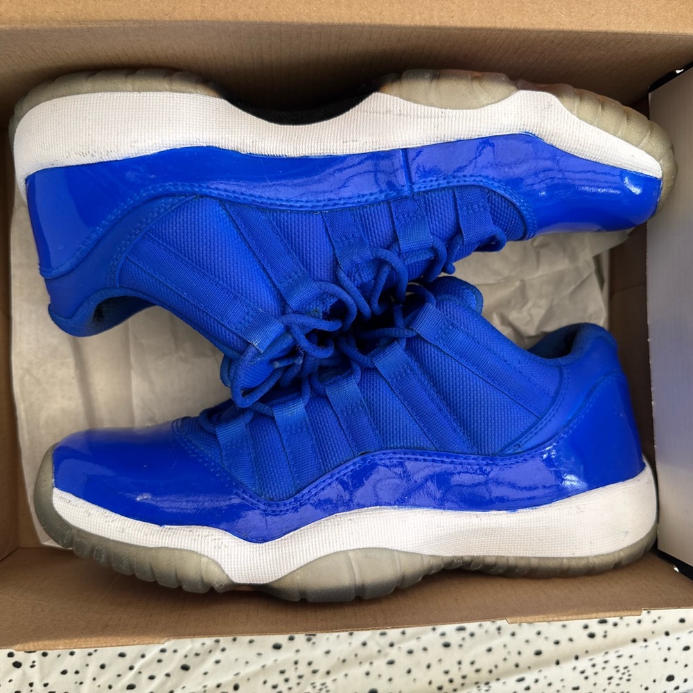 Air Jordan 11 Low – Custom Blue Repaint (Kid’s 6Y)